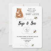 Baby Beer Sip & See gepersonaliseerd Kaart (Voorkant)