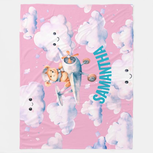 Baby Beer Skyward Blanket Fleece Deken (Voorkant)