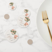 Baby Beer, teddybeer, groene ballonnen, Baby showe Confetti (Groep)