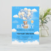 Baby Beer Thema Baby shower Kaart (Staand voorkant)