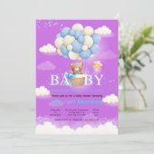 Baby Beer Thema Baby shower Kaart (Staand voorkant)