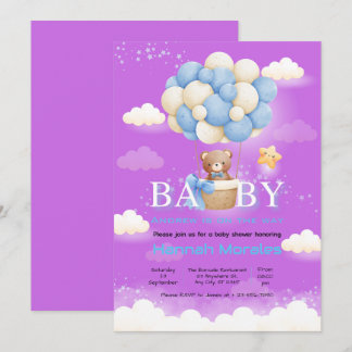 Baby Beer Thema Baby shower Kaart