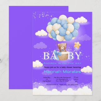 Baby Beer Thema Baby shower Kaart