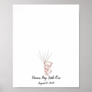 Baby Beer vingerafdrukhandboek Poster