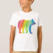 Baby Beer Waterverf Pride Kinder T-shirt (Voorkant)