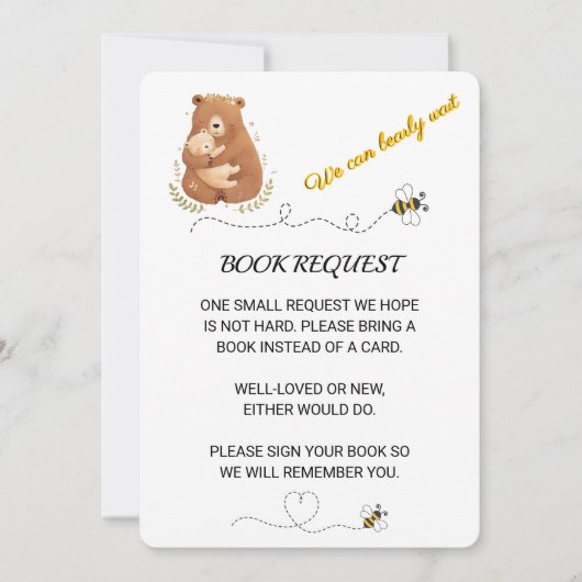 Baby Beer We kunnen bijna niet wachten op een boek Kaart (Voorkant)