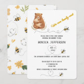 Baby Beer We kunnen nauwelijks wachten gepersonali Kaart (Voorkant / Achterkant)