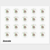 Baby Beer Woodland Baby shower Dank u Ronde Sticker (Vel)
