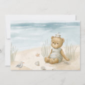 Baby Beer Zeiler Verjaardag Kaart (Achterkant)