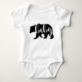 Baby Beer Zwangerschap Aankondiging nieuwe baby Romper (Voorkant)