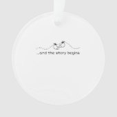 Baby bekendmaking ornament (voorkant)