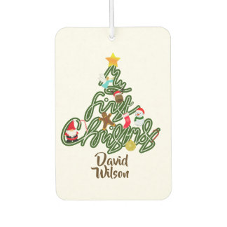 Baby Beleeft Mijn Eerste Kerstboom Luchtverfrisser