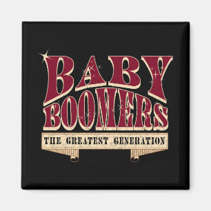 Baby belichaamt de leuze van het grootste generati magneet