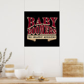 Baby belichaamt de leuze van het grootste generati poster (Keuken)