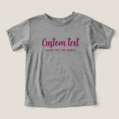 Baby Bella Canvas Tri-blend Grey & Pink Template (Design voorkant)