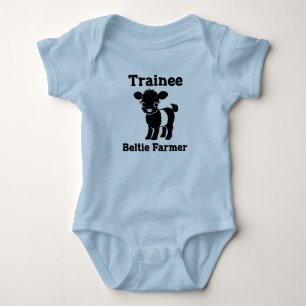 Baby Beltie Boer Belted Galloway Koe Nieuw in de K Romper