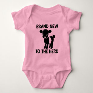 Baby Beltie Boer Belted Galloway Koe Nieuw in de K Romper