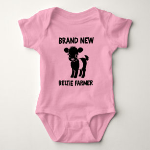 Baby Beltie Boer Belted Galloway Koe Nieuw in de K Romper