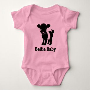 Baby Beltie Boer Belted Galloway Koe Nieuw in de K Romper