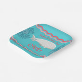 Baby Beluga 1e Verjaardag Bord (Gebogen)