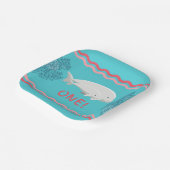 Baby Beluga 1e Verjaardag Bord (Gebogen)