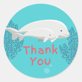 Baby Beluga Dank u Sticker