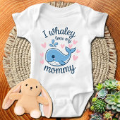 baby Beluga Ik walvis hou van mijn mama Romper