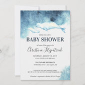 Baby Beluga | Uitnodiging tot Baby shower (Voorkant)