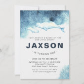 Baby Beluga | Uitnodiging van de partij Birthday (Voorkant)