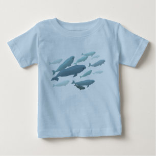 Baby Beluga Whale T-Shirt Cute Whale Art