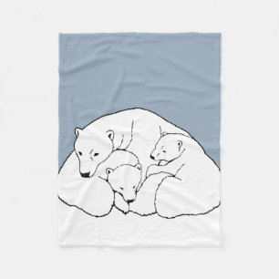 Baby Beren Blanket Polar Beer Art Fleece Blanket Deken