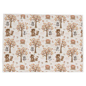 Baby Beren Eekhoorns Baby shower Groot Cadeauzakje (Achterkant)