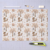 Baby Beren Eekhoorns Baby shower Tissuepapier (Craft)