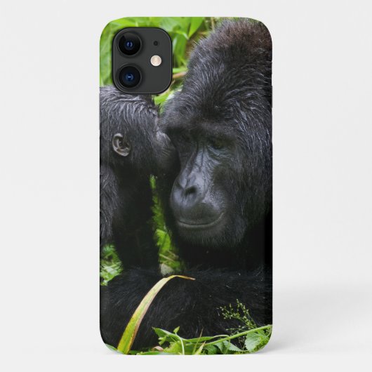 Baby berggorilla kust zilverruggorilla Case-Mate iPhone case (Achterkant)