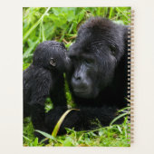 Baby berggorilla kust zilverruggorilla planner (Achterkant)