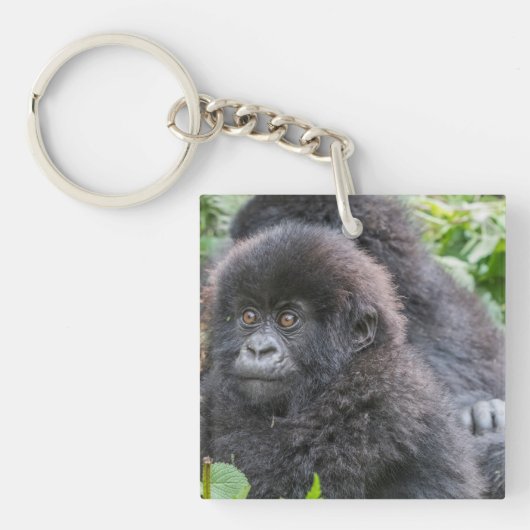 Baby berggorilla sleutelhanger (Voorkant)