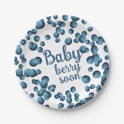 Baby Berry Soon Papieren Bordje (Voorkant)