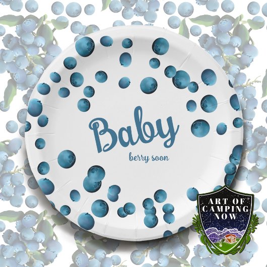 Baby Berry Soon Papieren Bordje