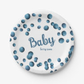 Baby Berry Soon Papieren Bordje (Voorkant)