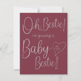 Baby Beste Vriendin Aankondiging