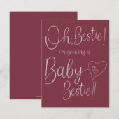 Baby Beste Vriendin Aankondiging (Voorkant / Achterkant)