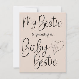 Baby Bestie Aankondiging