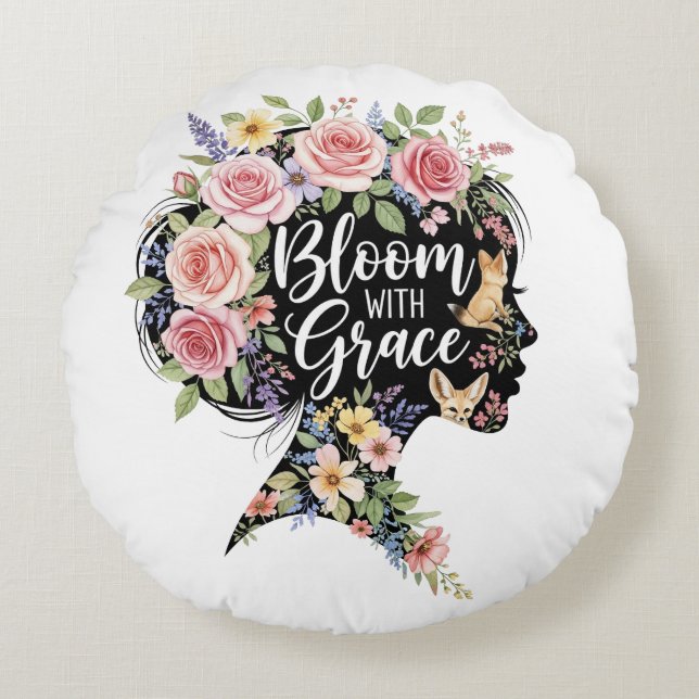 Baby Bib Rond Kussen (Voorkant)