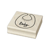 Baby Bib Rubberstempel (Stempel)