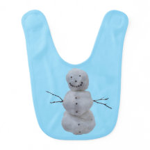 Baby Bib - Sneeuwman