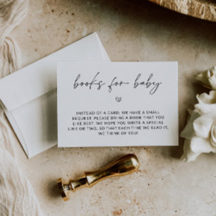 Baby-bibliotheek, boeken voor Baby-invoegen Informatiekaartje