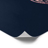 Baby Big Dierenportret | Cute Roze Biggenprint Poster (Hoek)