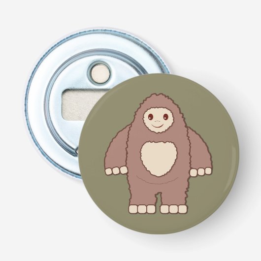 Baby Bigfoot Button Flesopener (Voorkant)