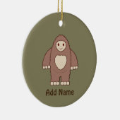 Baby Bigfoot Keramisch Ornament (Rechts)