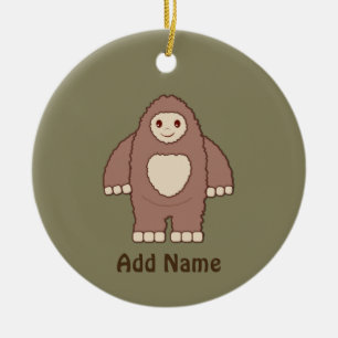 Baby Bigfoot Keramisch Ornament